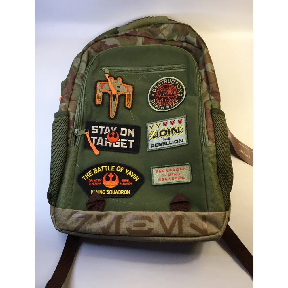 Star Wars Battle Of Yavin Backpack With Removable Patches Culturefly Exclusive